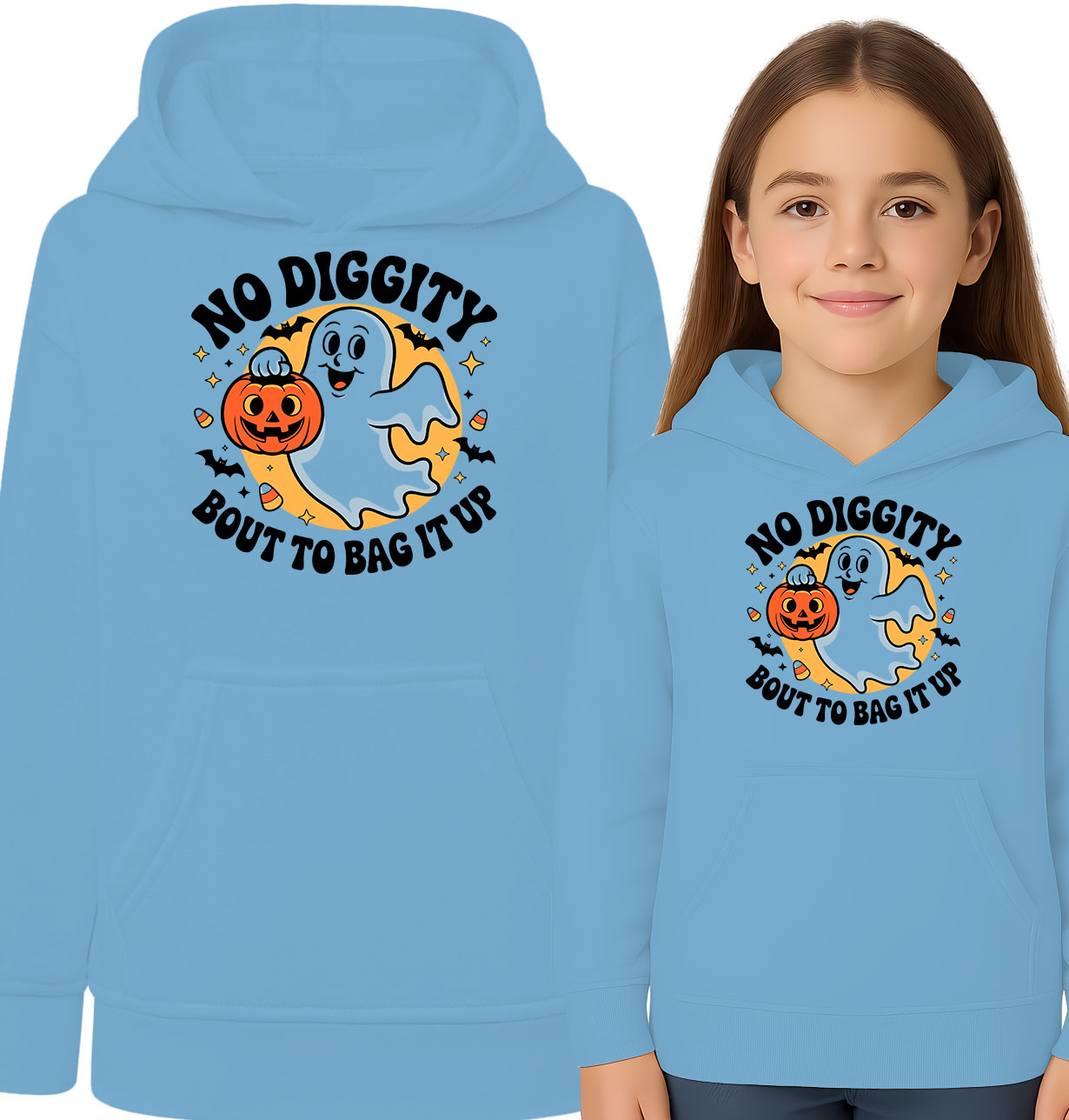 'NO DIGGITY BOUT TO BAG IT UP'