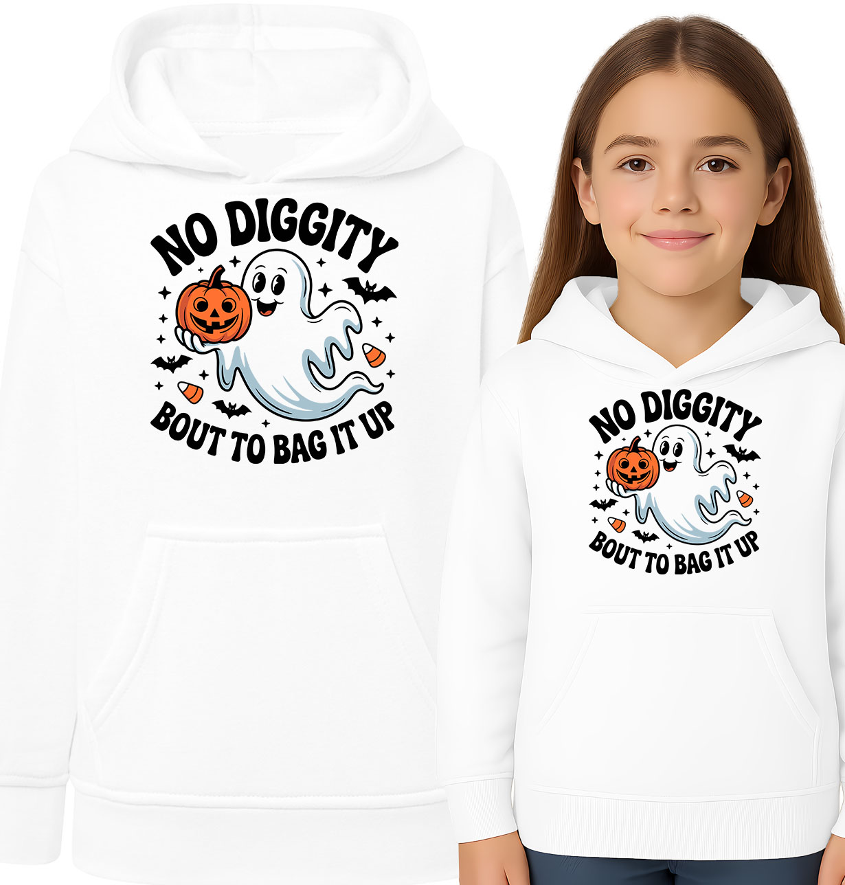 'NO DIGGITY BOUT TO BAG IT UP'