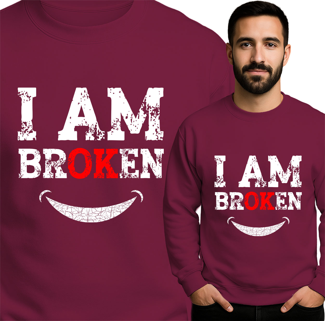 'I AM BROKEN'
