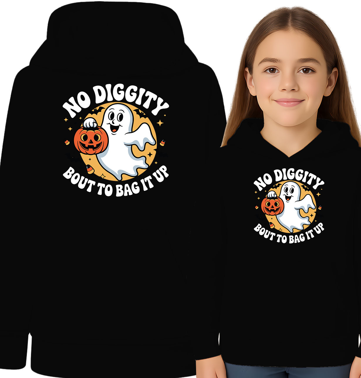 'NO DIGGITY BOUT TO BAG IT UP'