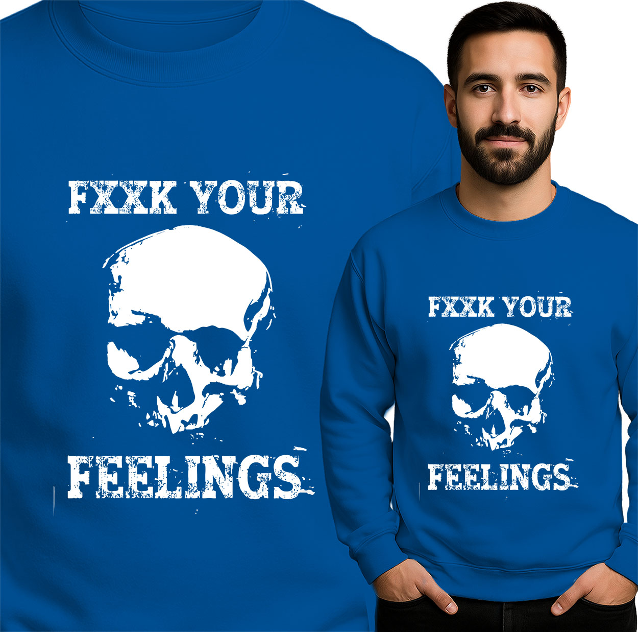 'FXXK Your Feelings' z czaszką