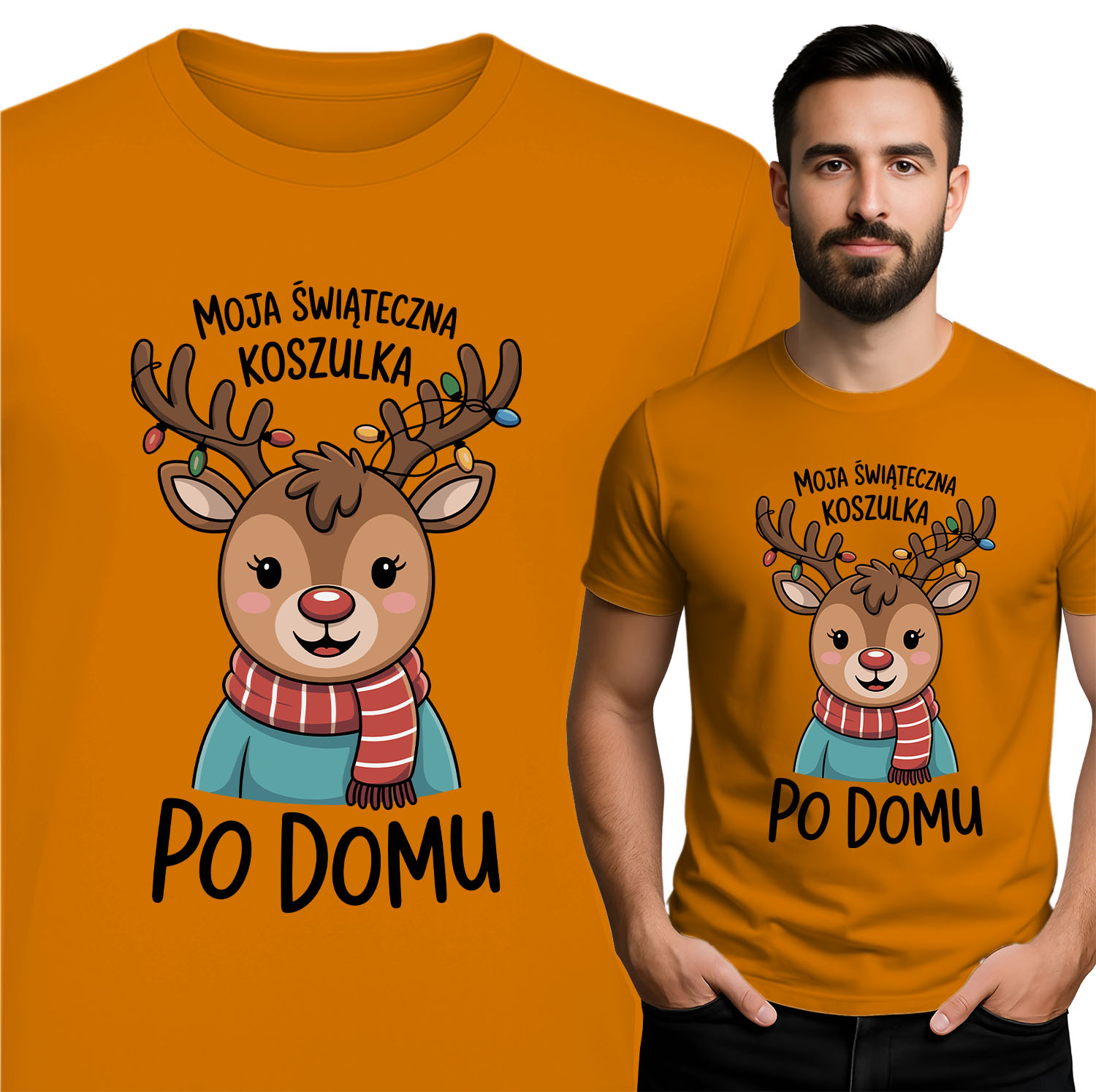 'MOJA SWIĄTECZN KOSZULKA PO DOMU'