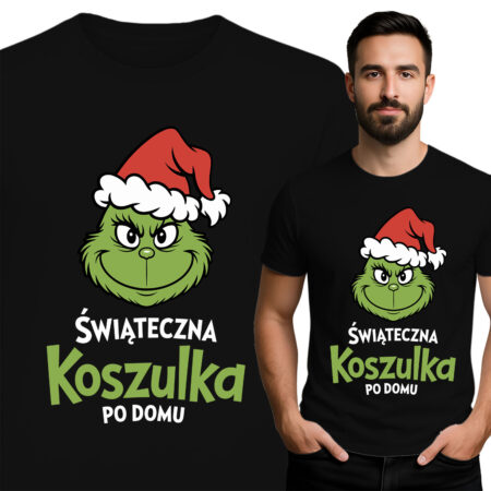 'ŚWIĄTECZNA Koszulka PO DOMU'