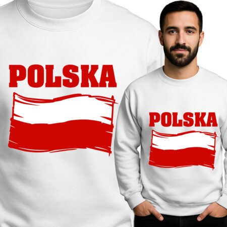 'Polska' z flagą