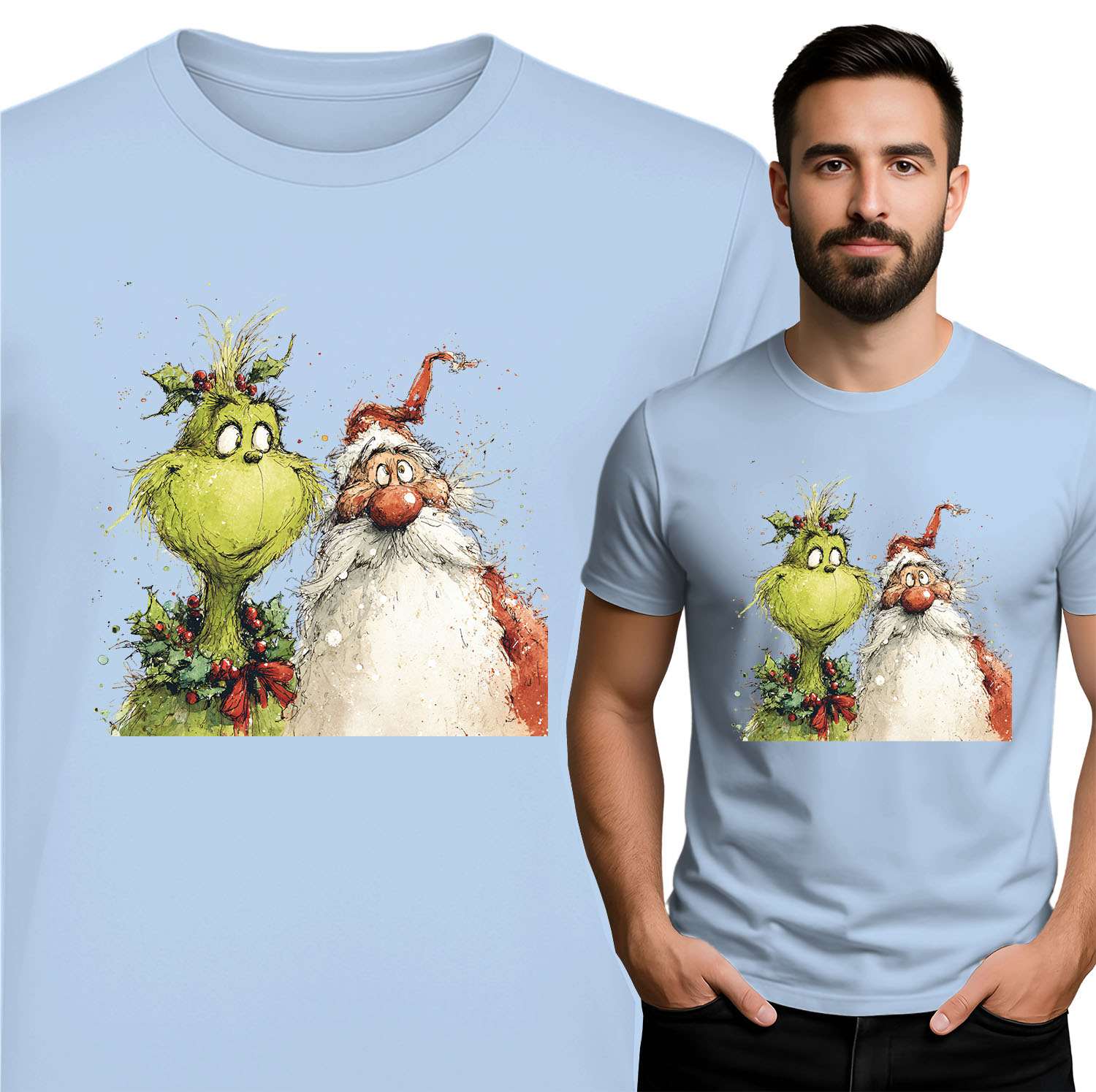 'Grinch spotyka Świętego Mikołaja'
