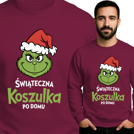 'ŚWIĄTECZNA Koszulka PO DOMU'