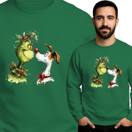 'Słodki Grinch i pies'