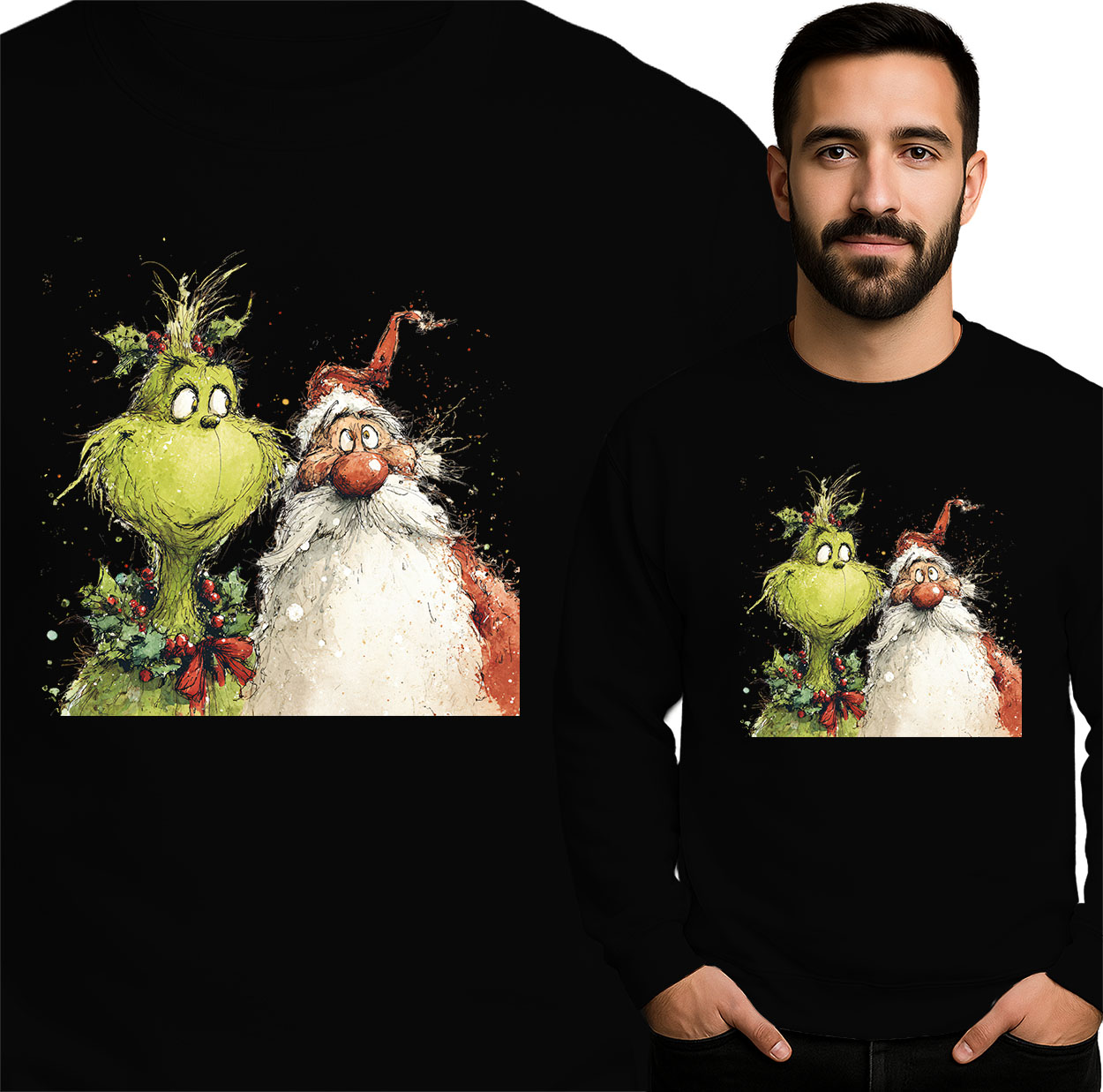 'Grinch spotyka Świętego Mikołaja'