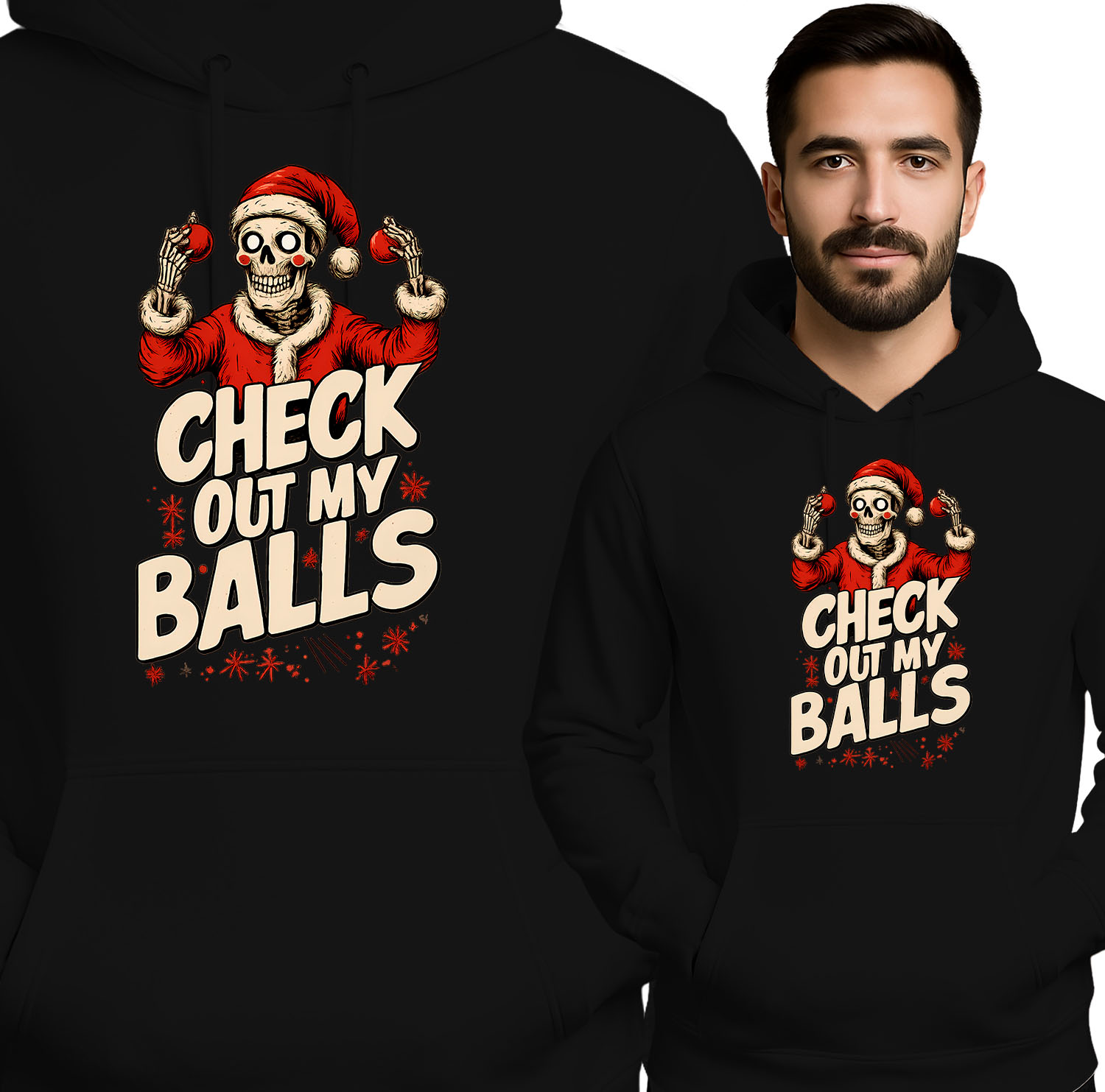 'CHECK OUT MY BALLS'