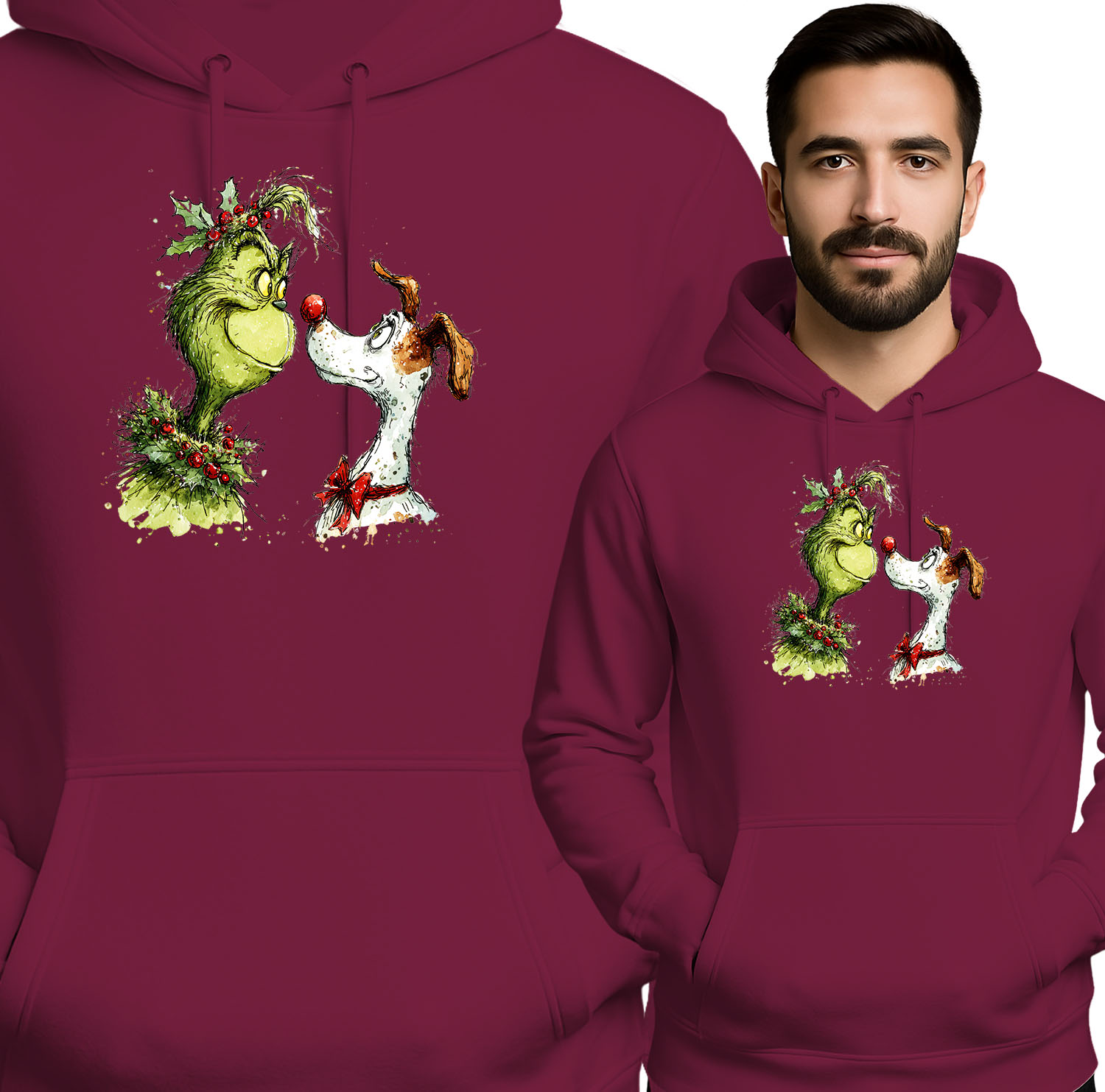 'Słodki Grinch i pies'