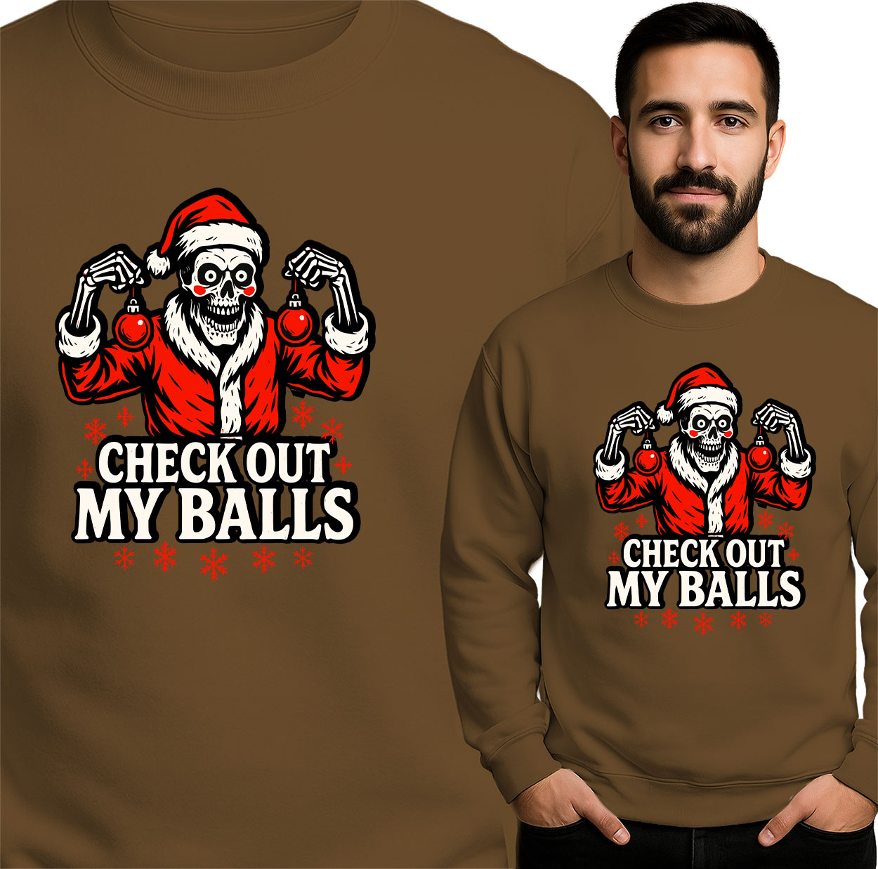 'CHECK OUT MY BALLS'