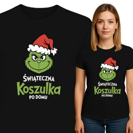 'ŚWIĄTECZNA Koszulka PO DOMU'