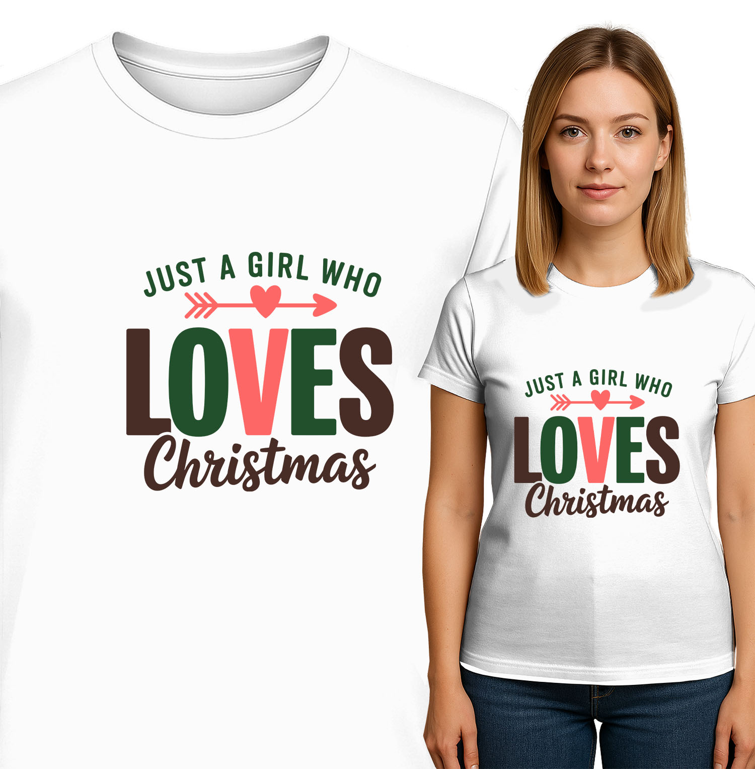 'JUST A GIRL WHO LOVES Christmas'
