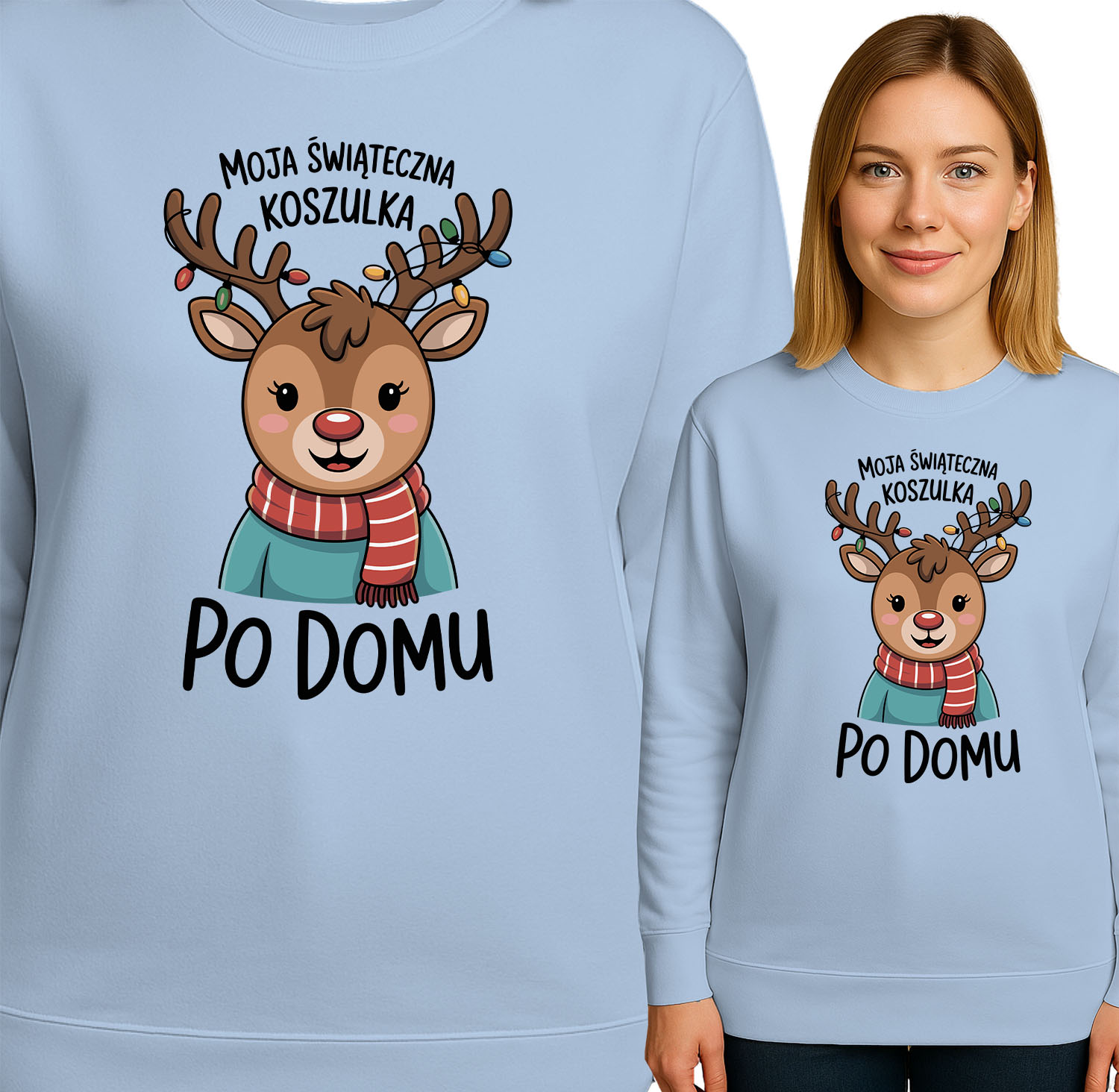 'MOJA SWIĄTECZN KOSZULKA PO DOMU'