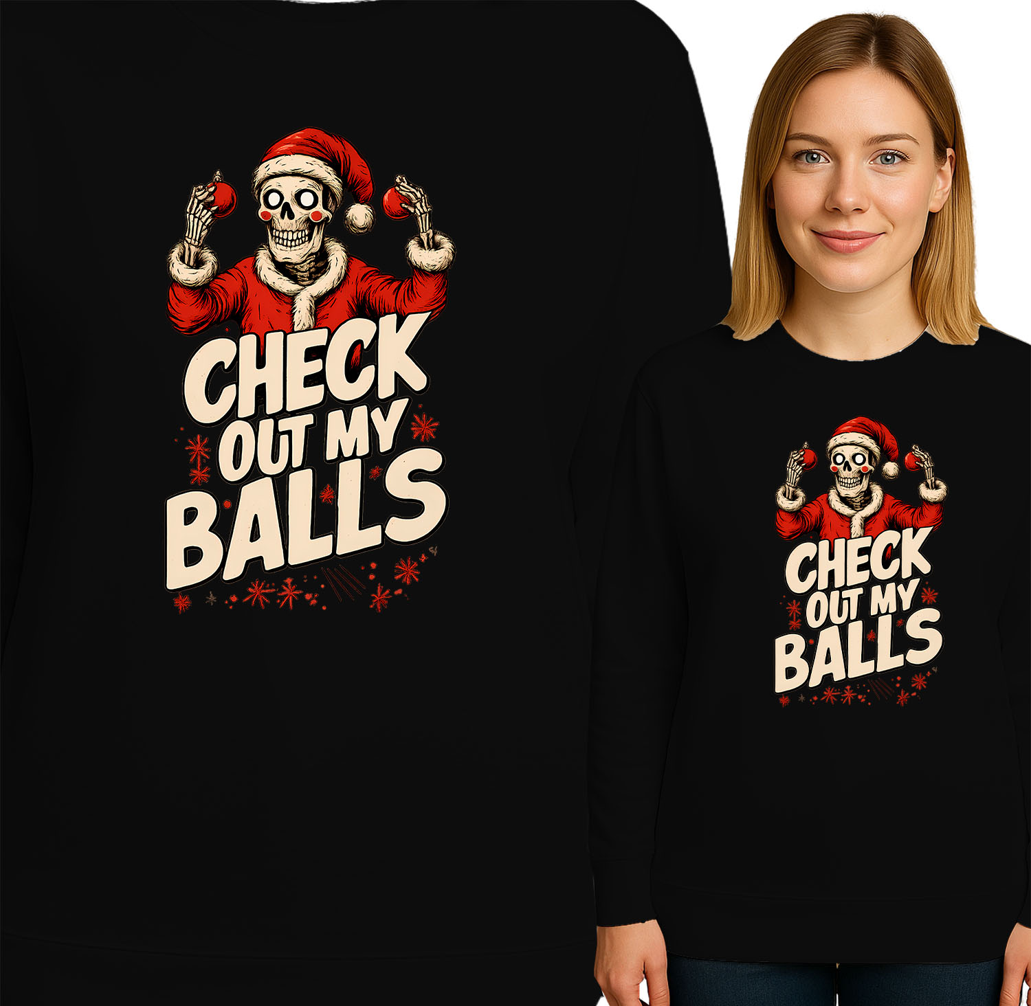 'CHECK OUT MY BALLS'