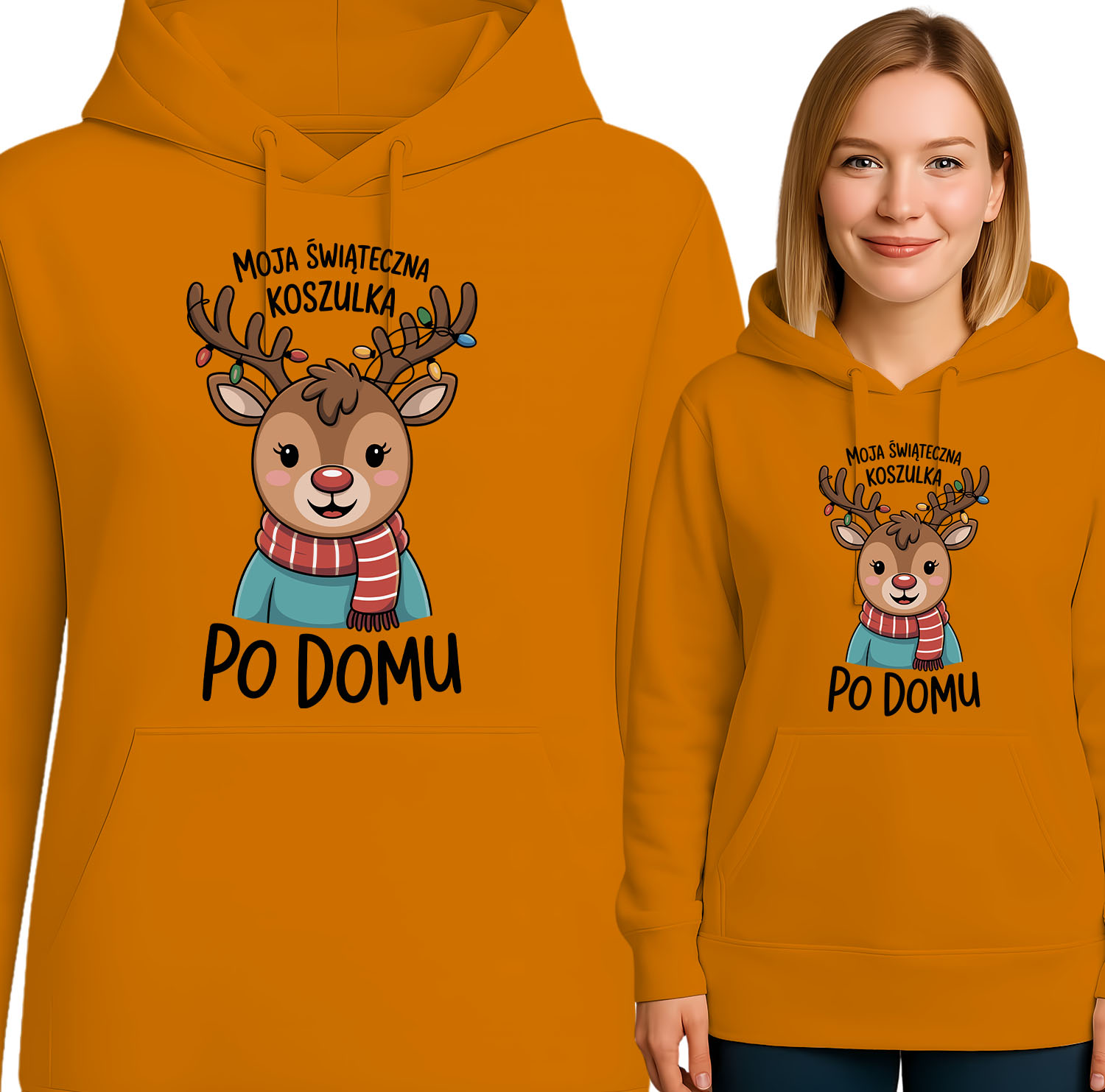 'MOJA SWIĄTECZN KOSZULKA PO DOMU'
