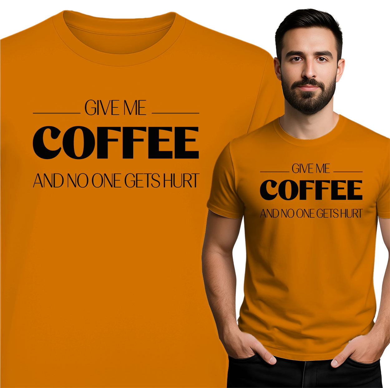 'GIVE ME COFFEE AND NO ONE GETS HURT'