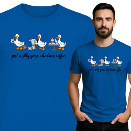 'Just a silly goose who loves coffee'