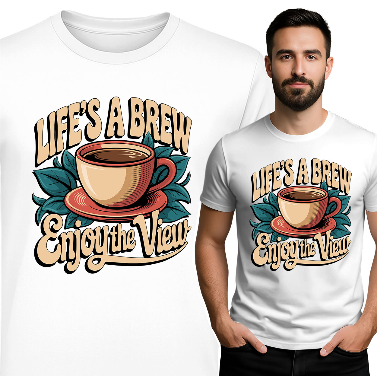 LIFE'S A BREW ENJOY THE VIEW'