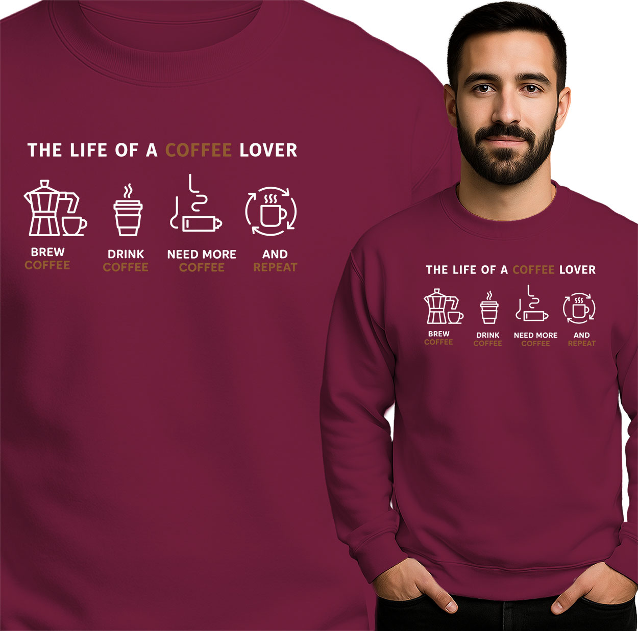 'THE LIFE OF A COFFEE LOVER'