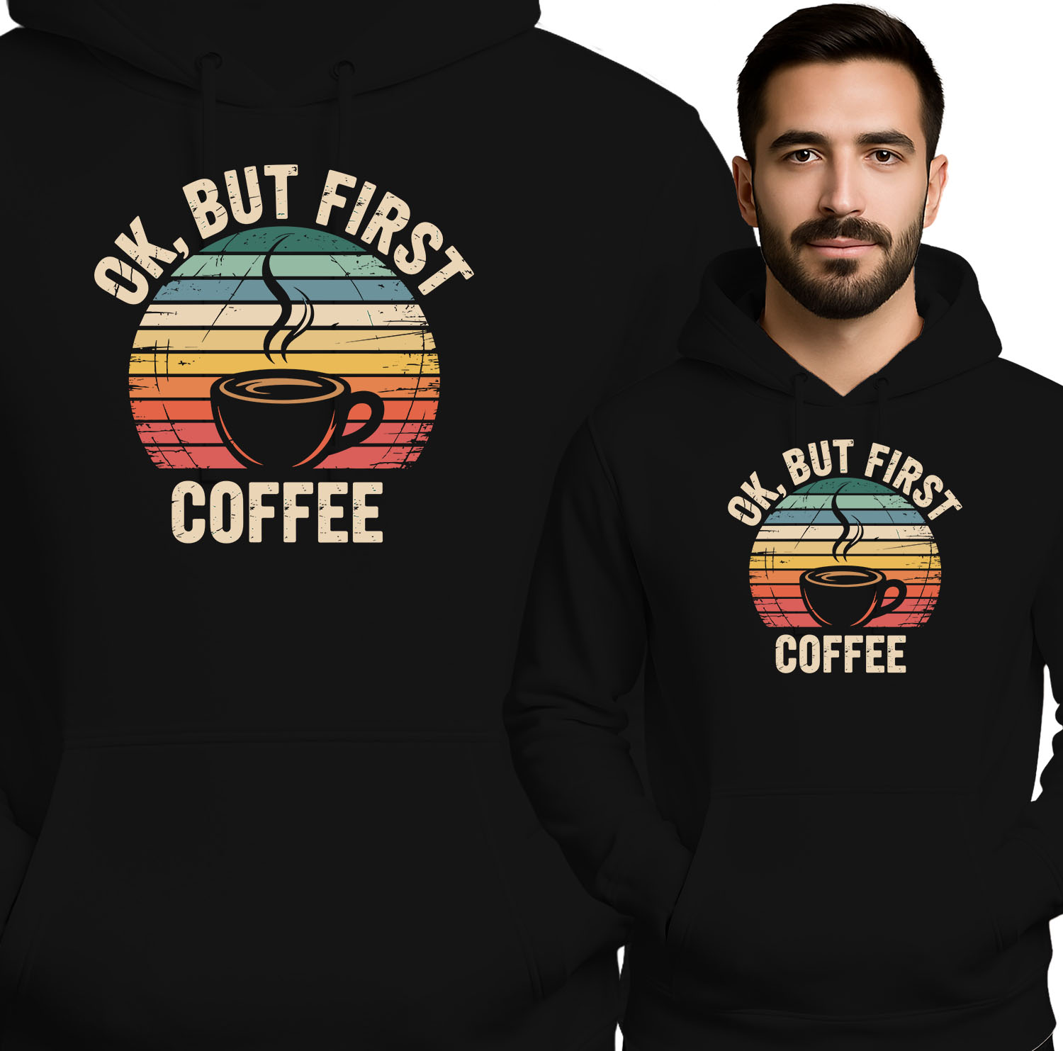 'OK. BUT FIRST COFFEE'