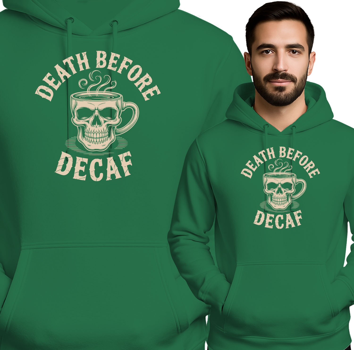 'DEATH BEFORE DECAF'