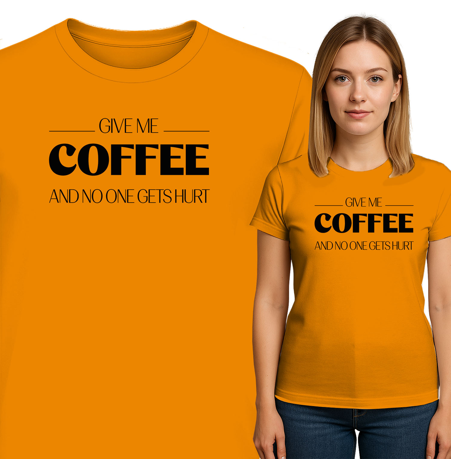 'GIVE ME COFFEE AND NO ONE GETS HURT'