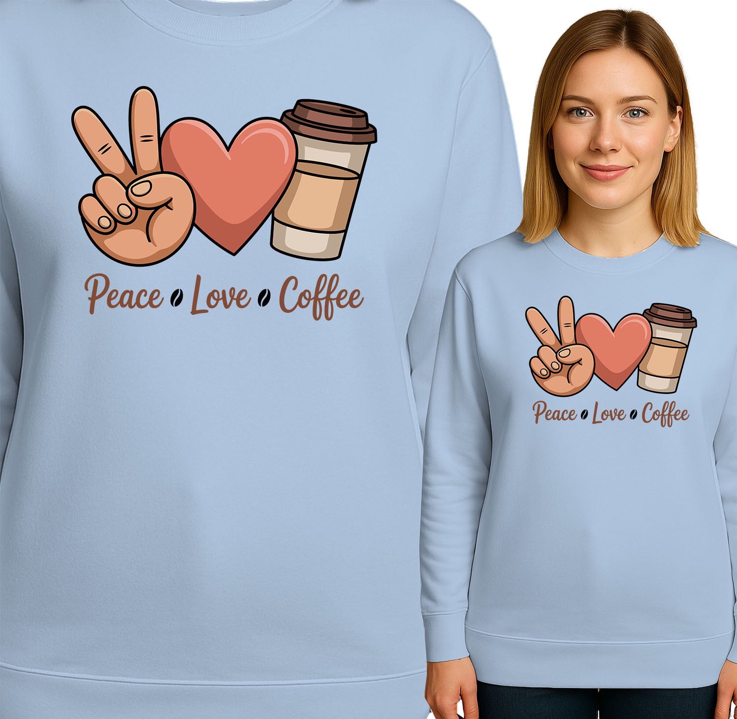 'Peace Love Coffee'