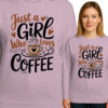 'JUST GIRL WHO LOVES COFFEE'