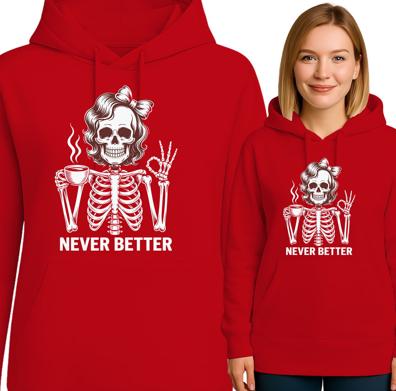 'NEVER BETTER'