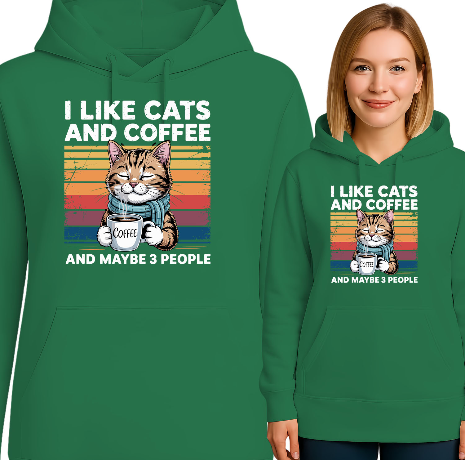 'I LIKE CATS AND COFFEE COFFEE AND MAYBE 3 PEOPLE'