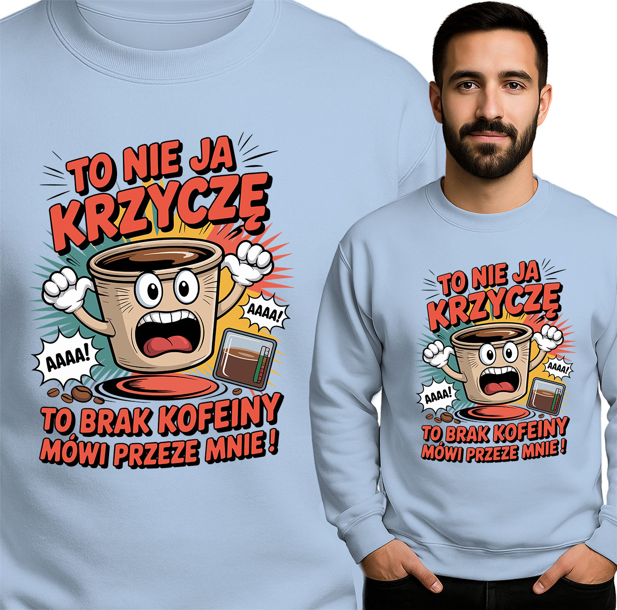 'To nie ja krzyczę to brak kofeiny mówi przeze mnie'