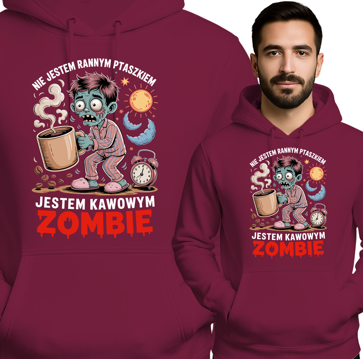 'Nie jestem rannym ptaszkiem, jestem kawowym zombie'