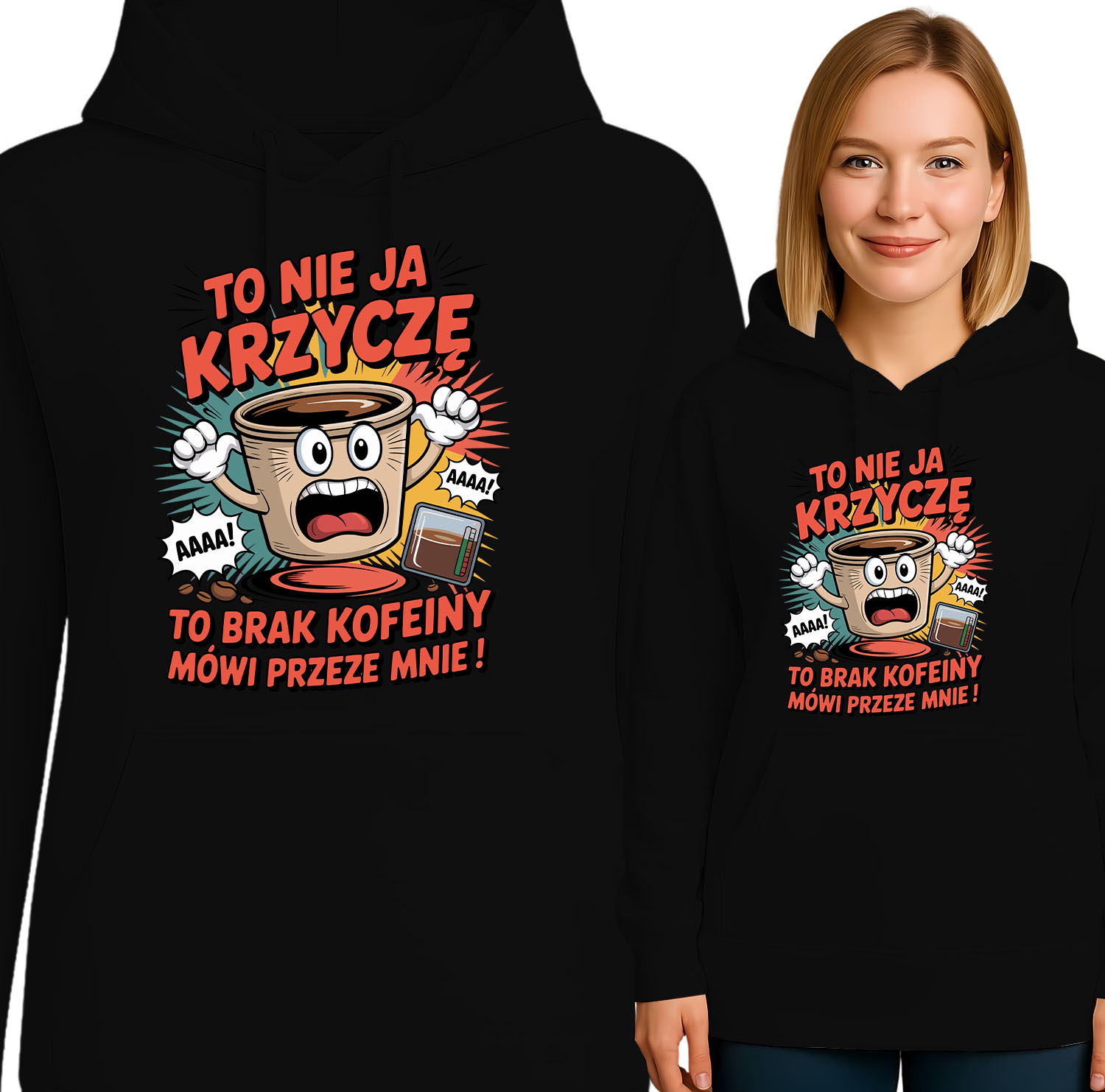 'To nie ja krzyczę to brak kofeiny mówi przeze mnie'