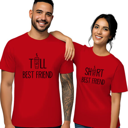"TALL BEST FRIEND" and "SHORT BEST FRIEND"