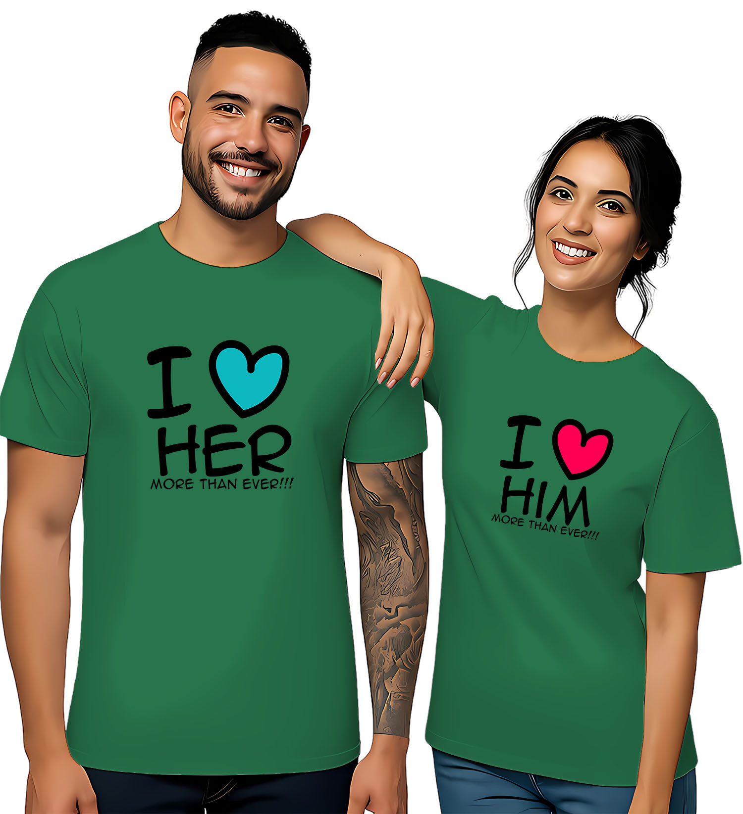 "I Love Her / I Love Him More Than Ever"