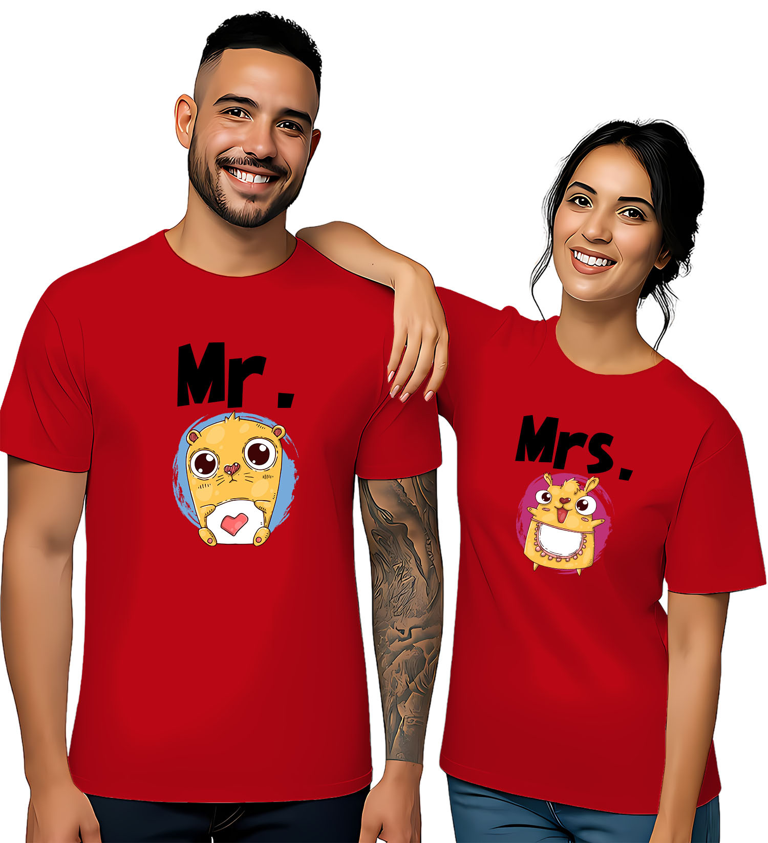 'Cute Mr. & Mrs'
