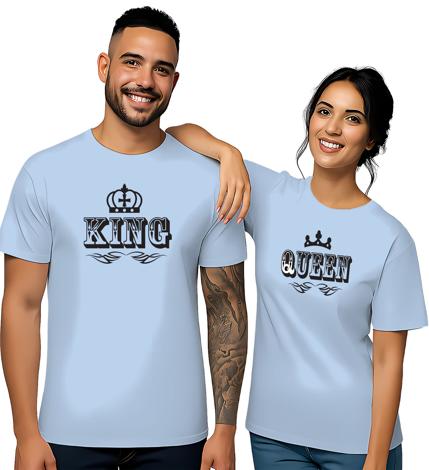 "KING" and "QUEEN"