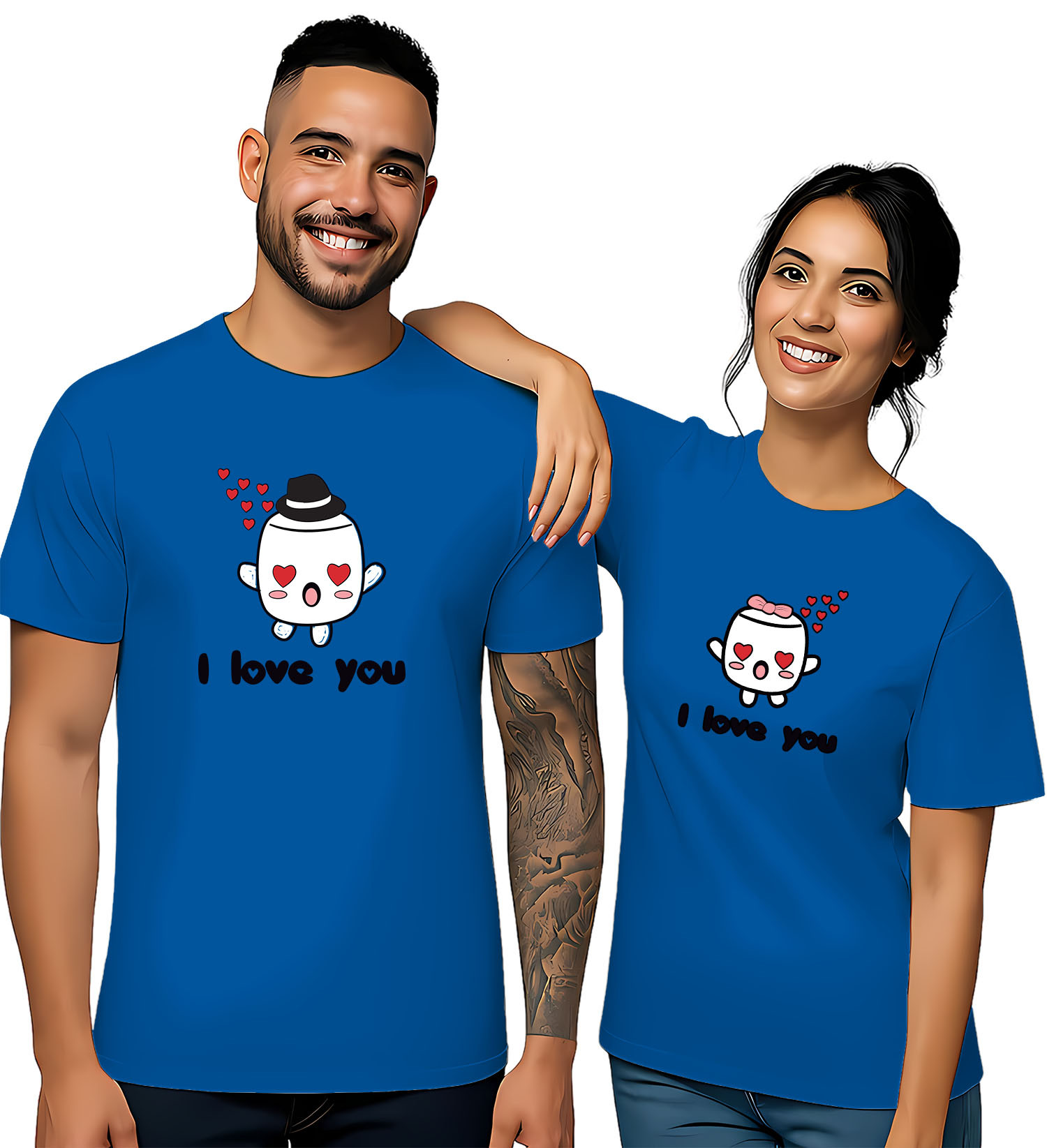 Cute Marshmallow "I Love You"