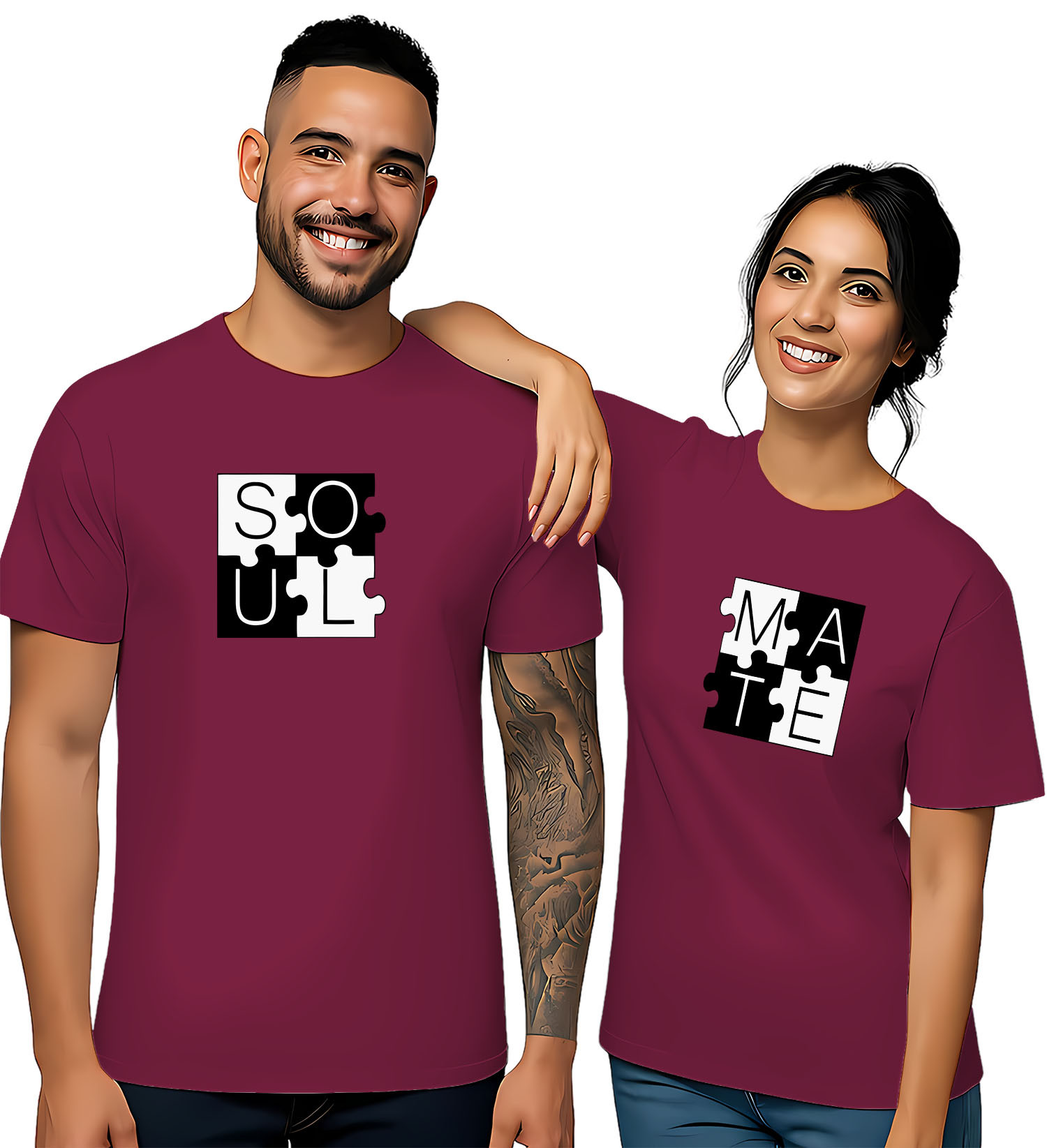 "SOUL MATE" Split Puzzle