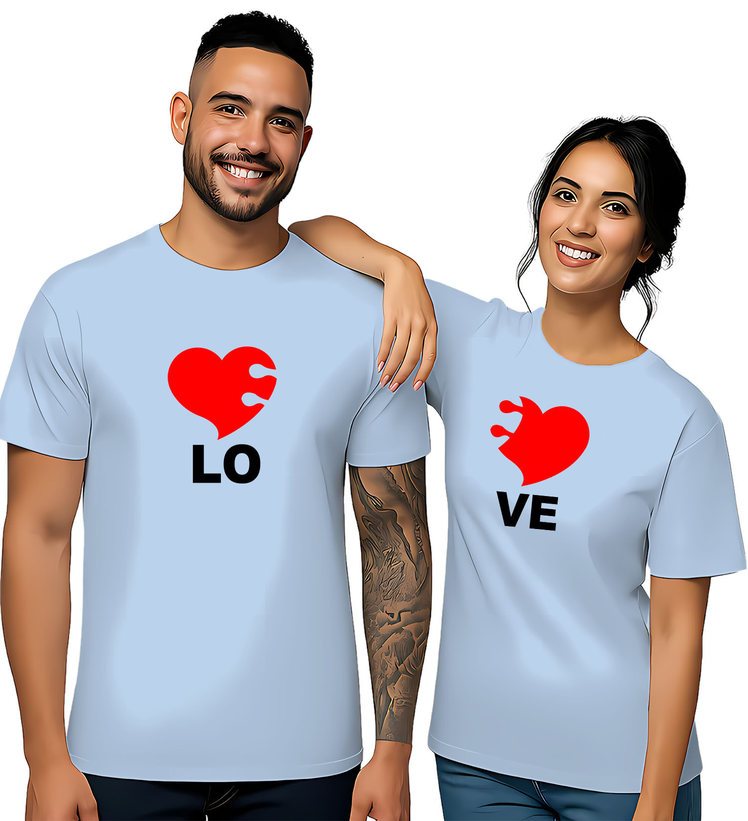 'LO-VE Split Heart'