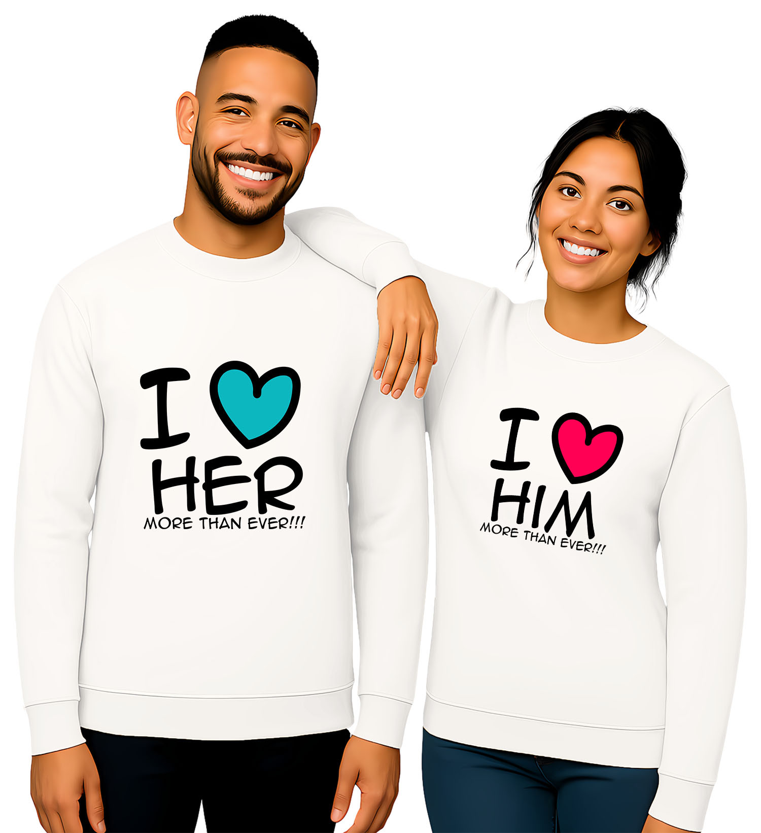 "I Love Her / I Love Him More Than Ever"