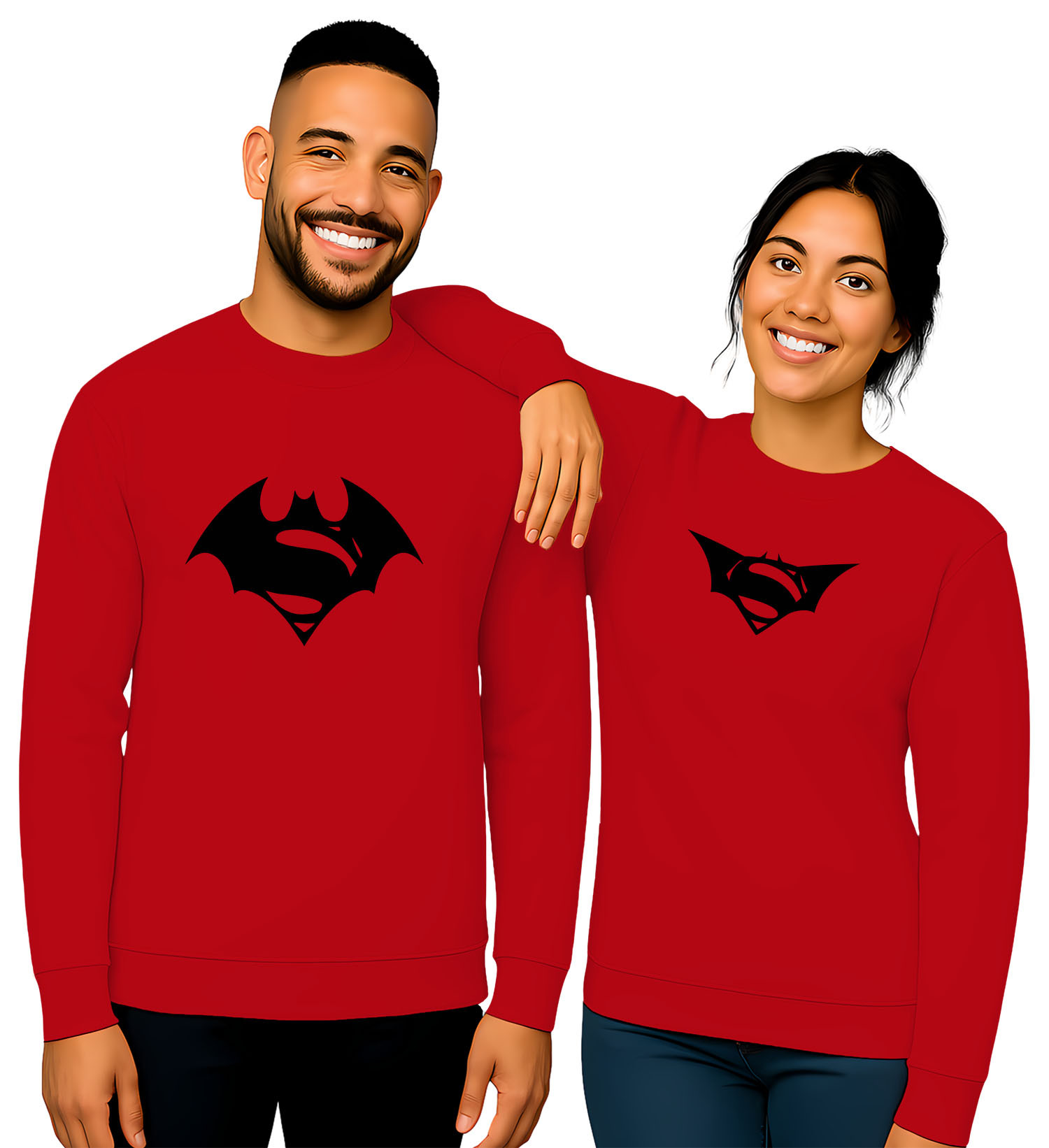 'His and Hers Superhero Couple'