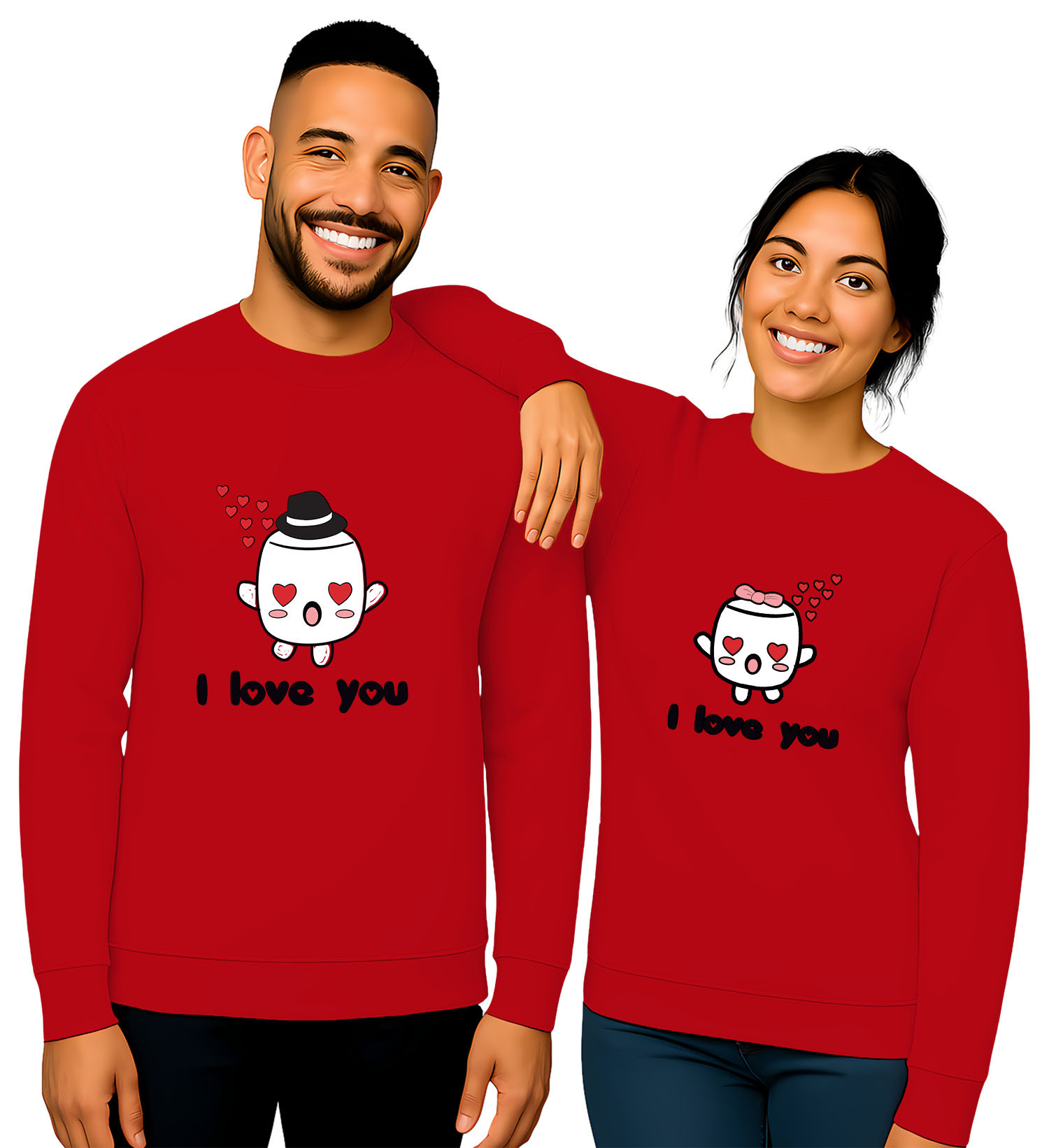 Cute Marshmallow "I Love You"