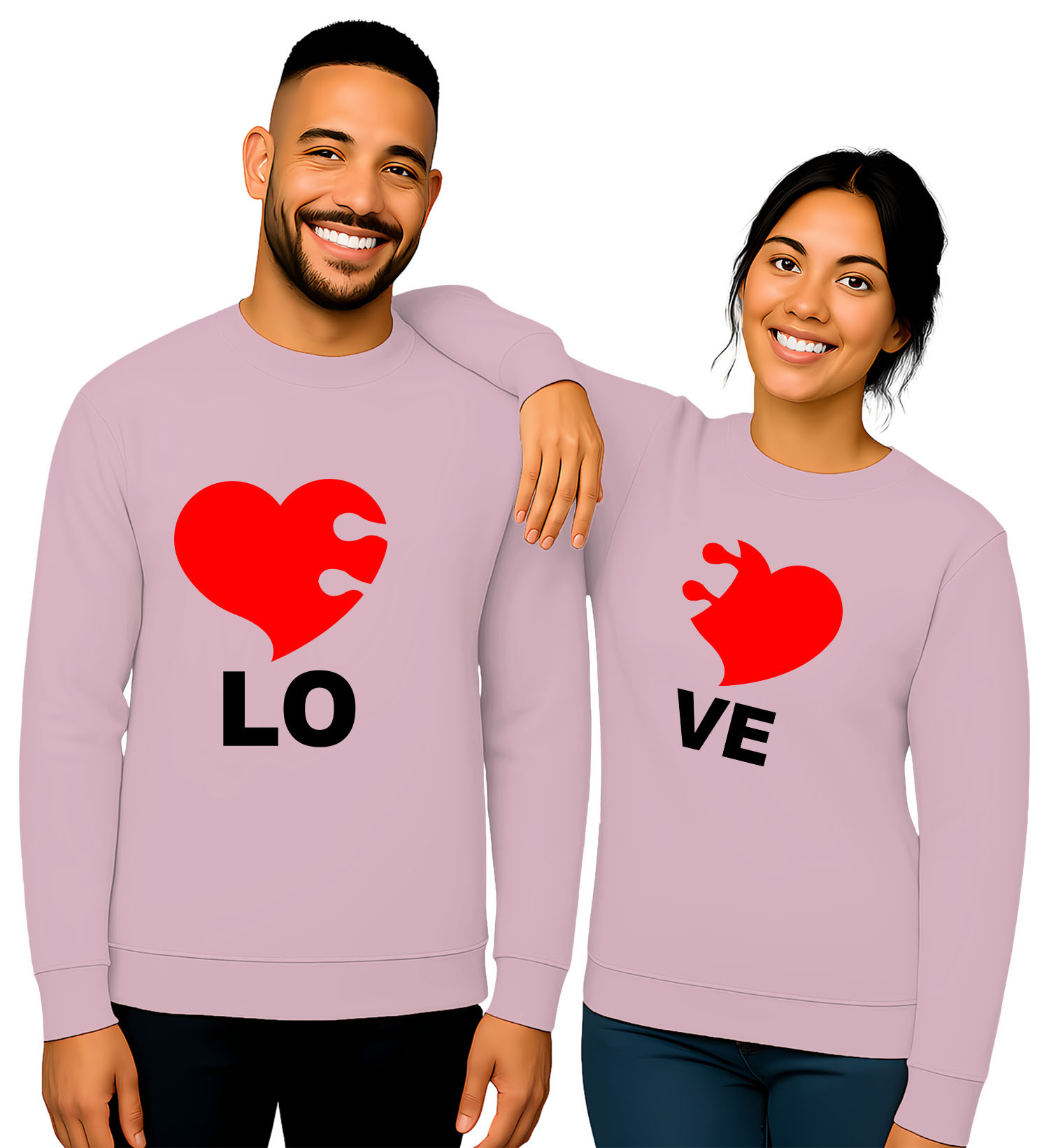 'LO-VE Split Heart'