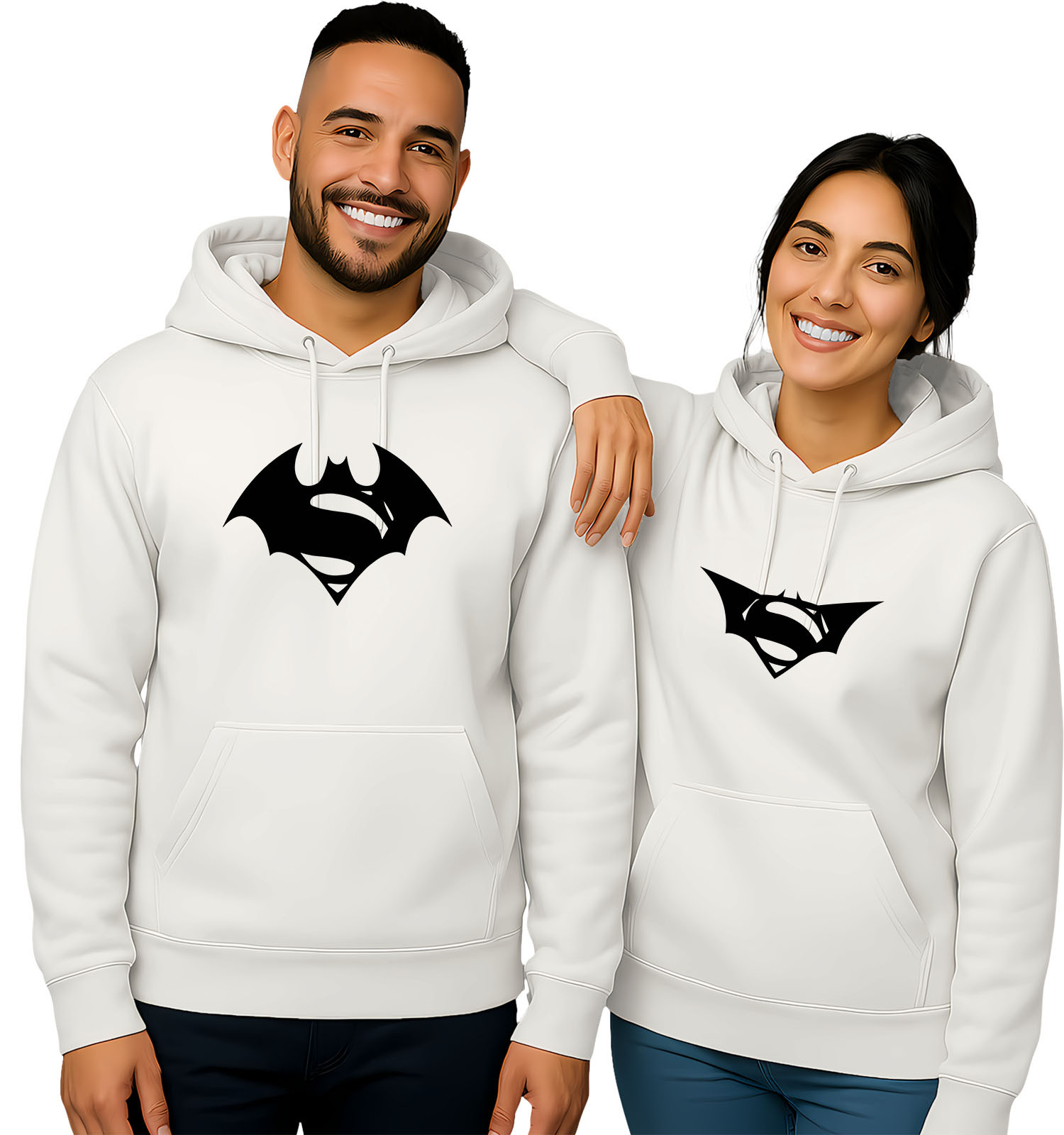 'His and Hers Superhero Couple'