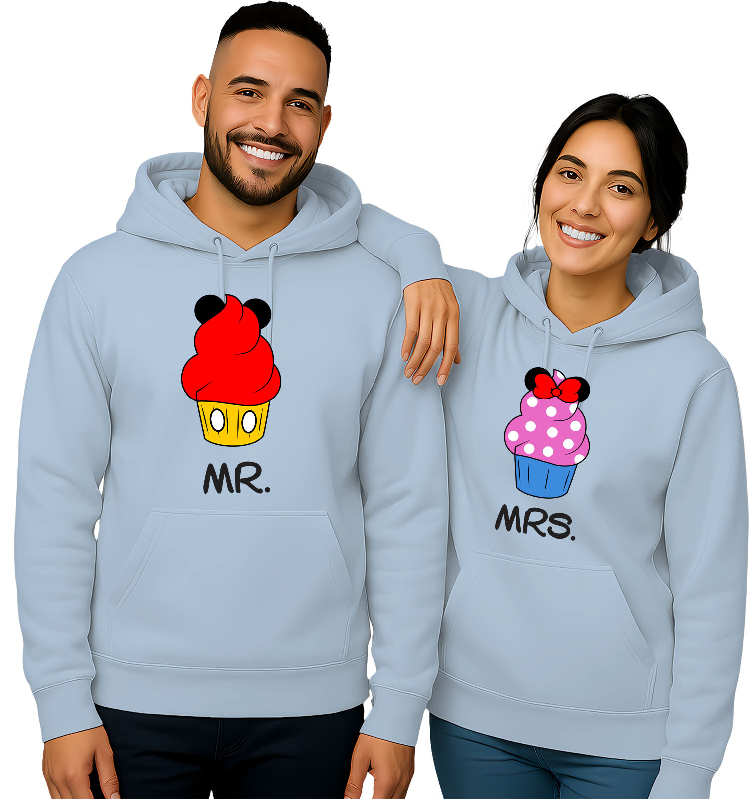 His & Hers Sweetheart Cupcake
