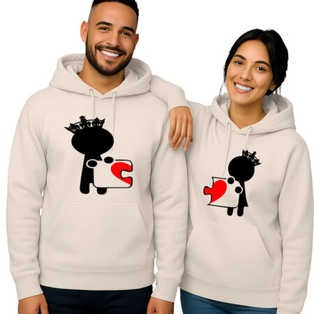 'Puzzle Piece King & Queen'