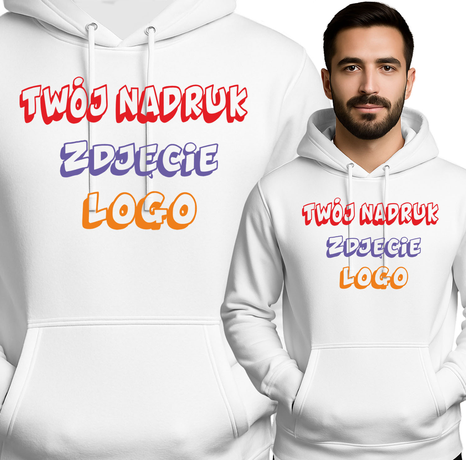 Bluza Męska z kapturem personalizacja