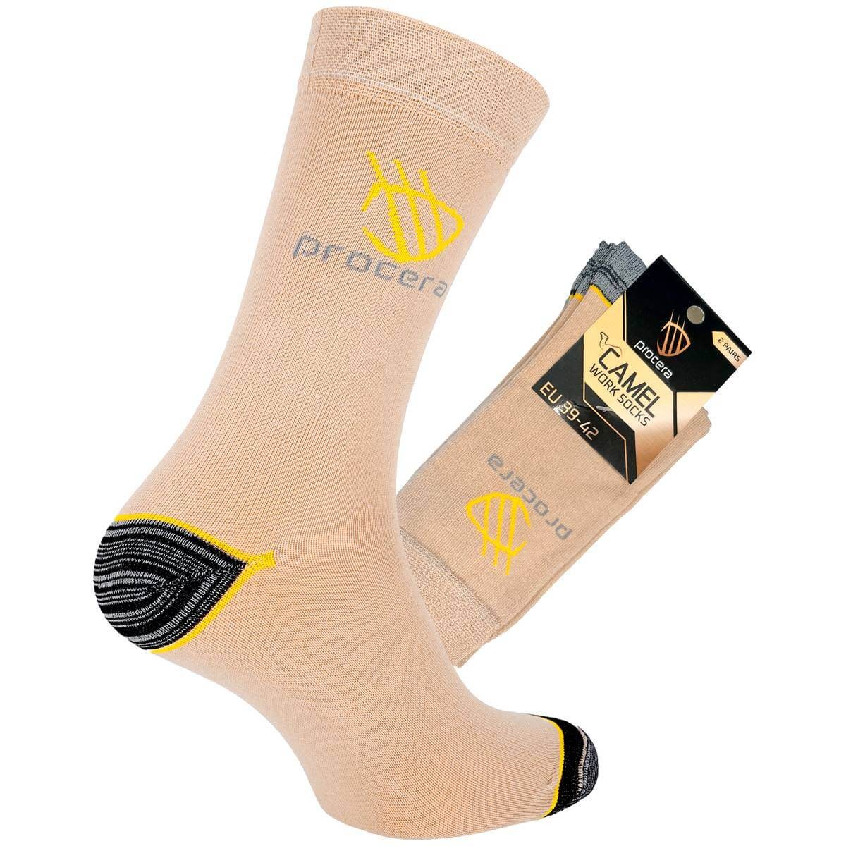 SKARPETY ROBOCZE CAMEL WORK SOCK ROZM. 39-42 - OPAKOWANIE 2 PARY